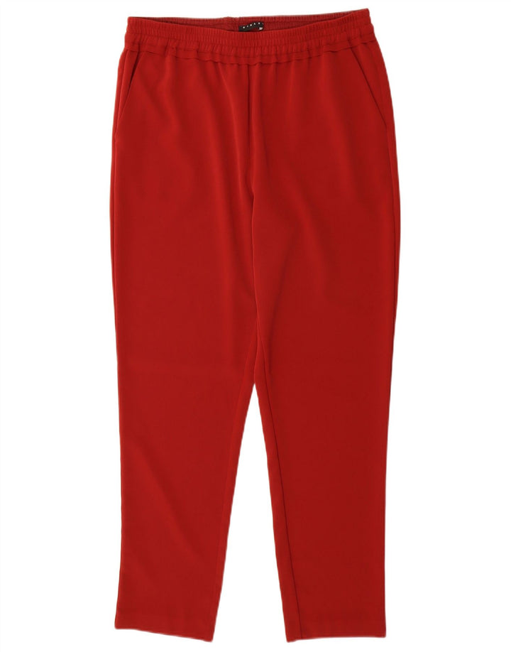 Calça de treino feminina Sisley UK 14 médio vermelho