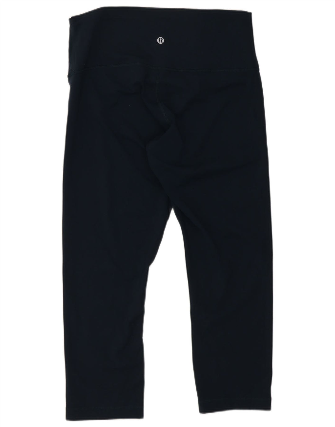 Lululemon Leggings capri feminino EUA 10 grande nylon azul marinho