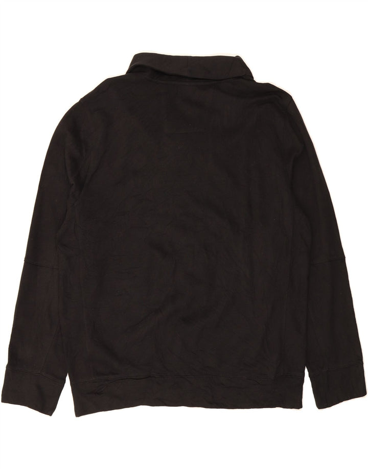 NAUTICA Mens Shawl Neck Sweatshirt Jumper XL Black Cotton Vintage Nautica and Second-Hand Nautica from Messina Hembry 
