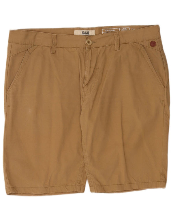 Blend Mens Chino Shorts Grande W36 Algodão Bege