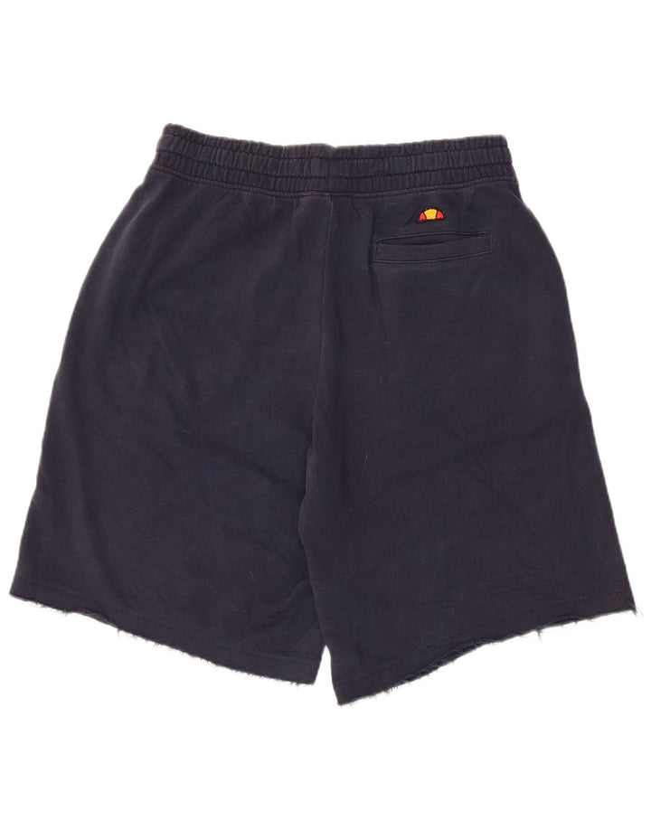 Ellesse Mens Graphic Sport Shorts Grande Algodão Azul Marinho