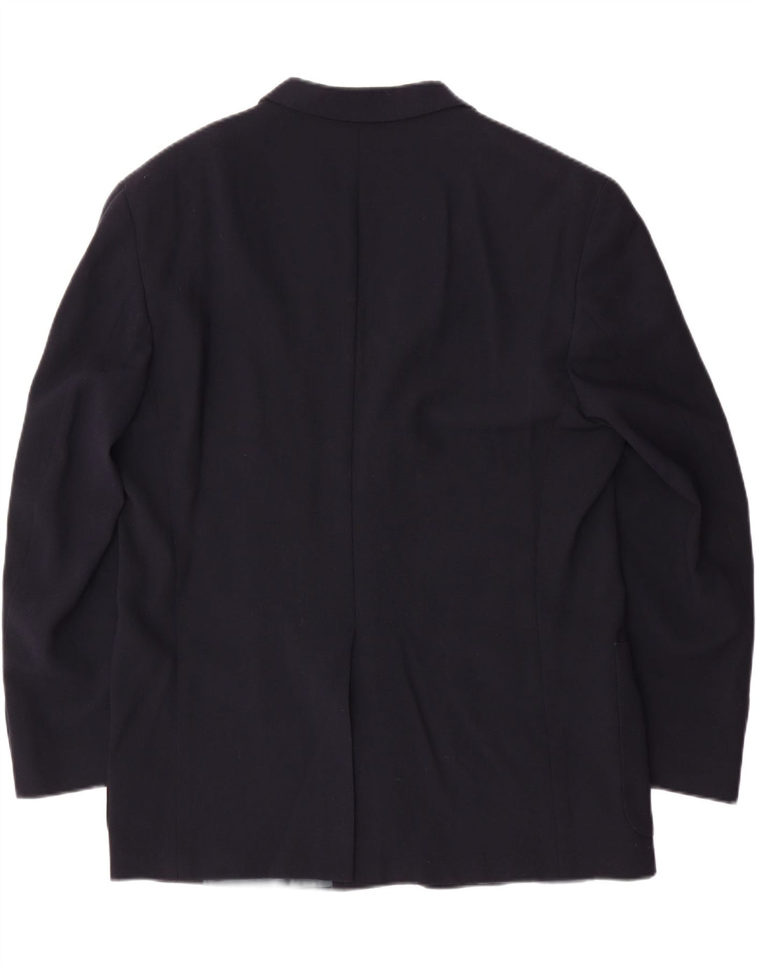 Jaqueta blazer masculina de 3 botões DANIEL HECHTER IT 52 XL azul marinho lã virgem