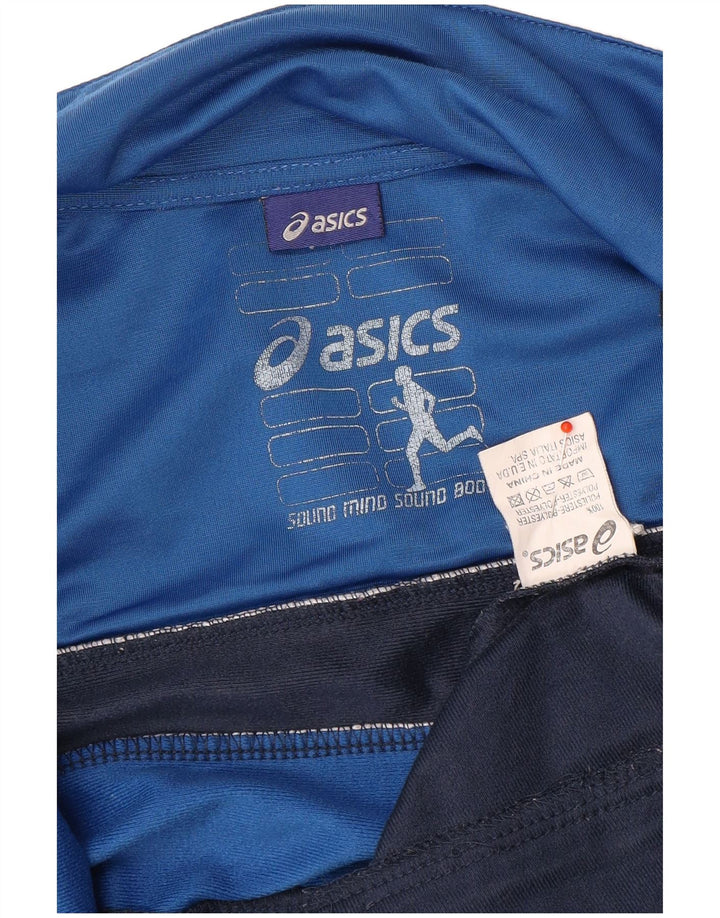 Jaqueta Asics Masculina Graphic Tracksuit Top Pequena Azul Marinho Colorblock