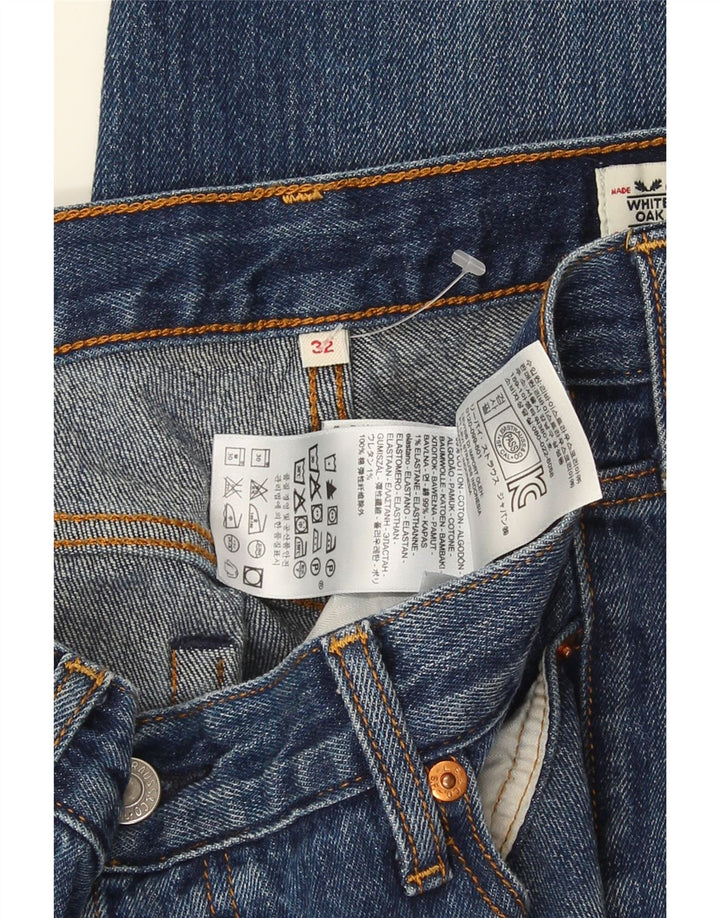 Calça Jeans Slim Feminina Levi's W32 L27 Azul Algodão