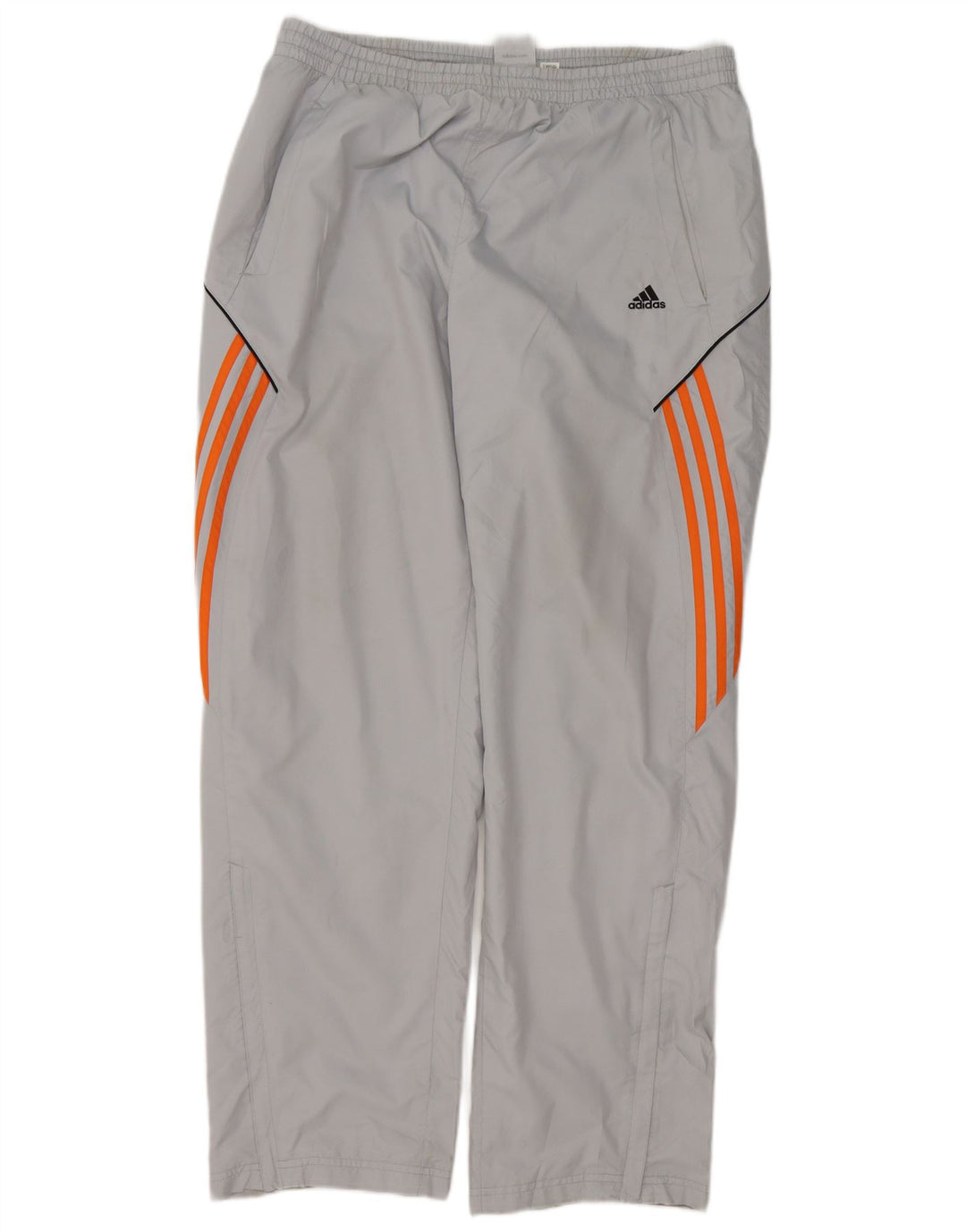 Calça de treino masculina Adidas XL cinza colorblock poliéster