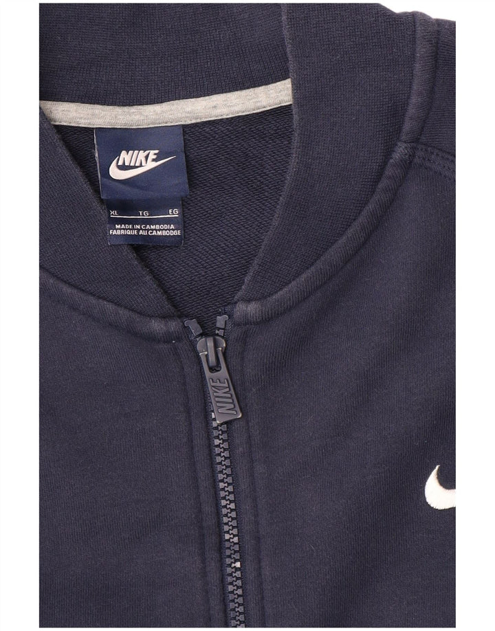 Nike Mens Treino Top Jacket XL Azul Marinho Algodão