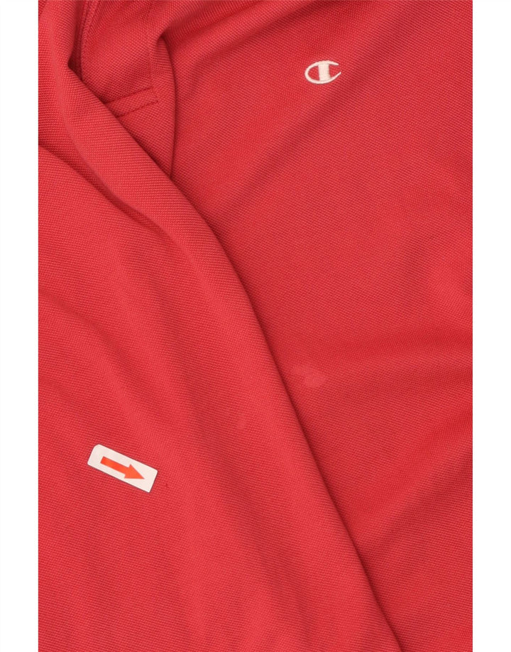 CAMPEÃO Camisa polo masculina Easy Fit grande vermelha