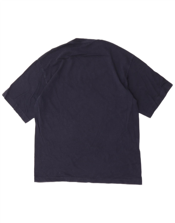Camiseta masculina Champion grande algodão azul marinho