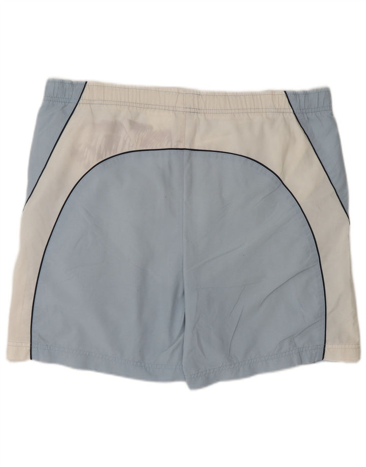 Shorts esportivos masculinos Nike grande azul colorblock nylon