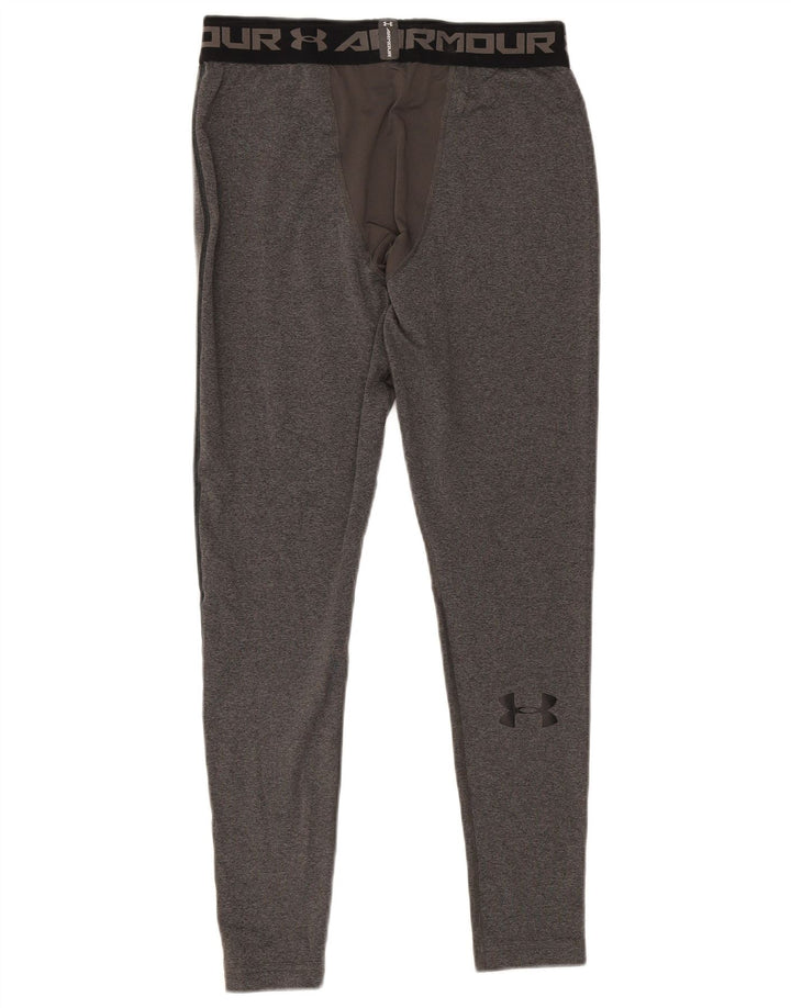 Leggings gráficas masculinas UNDER ARMOUR cinza médio