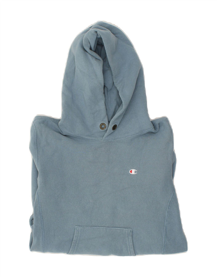 CHAMPION Mens Hoodie Jumper XS Blue Cotton Vintage Champion and Second-Hand Champion from Messina Hembry 