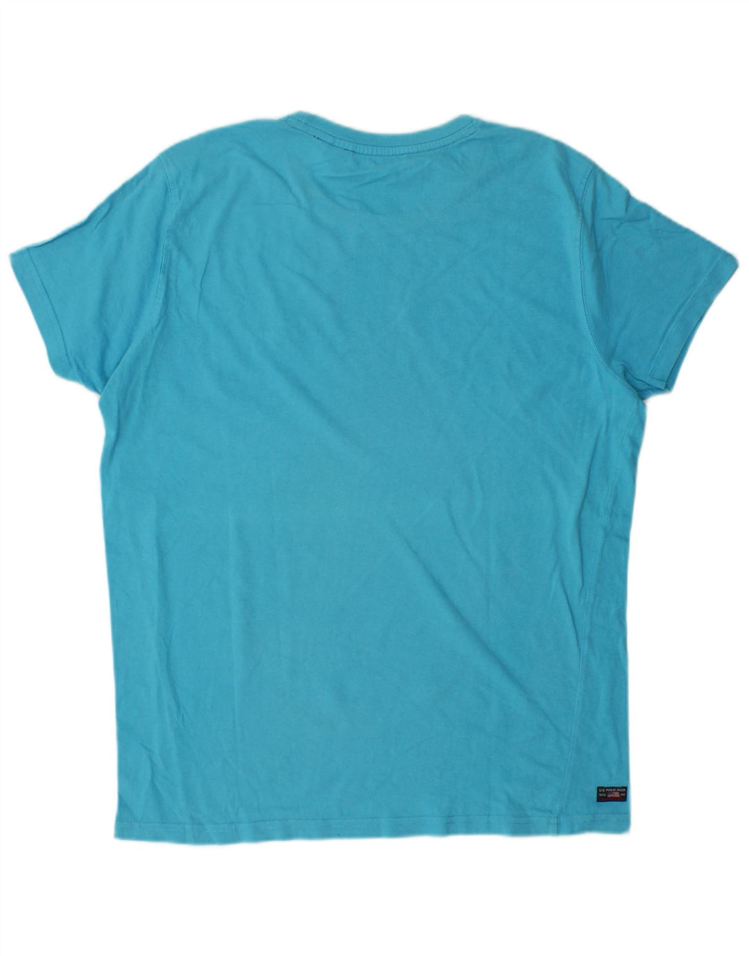 US Polo Assn. Camiseta Masculina Top Grande Azul