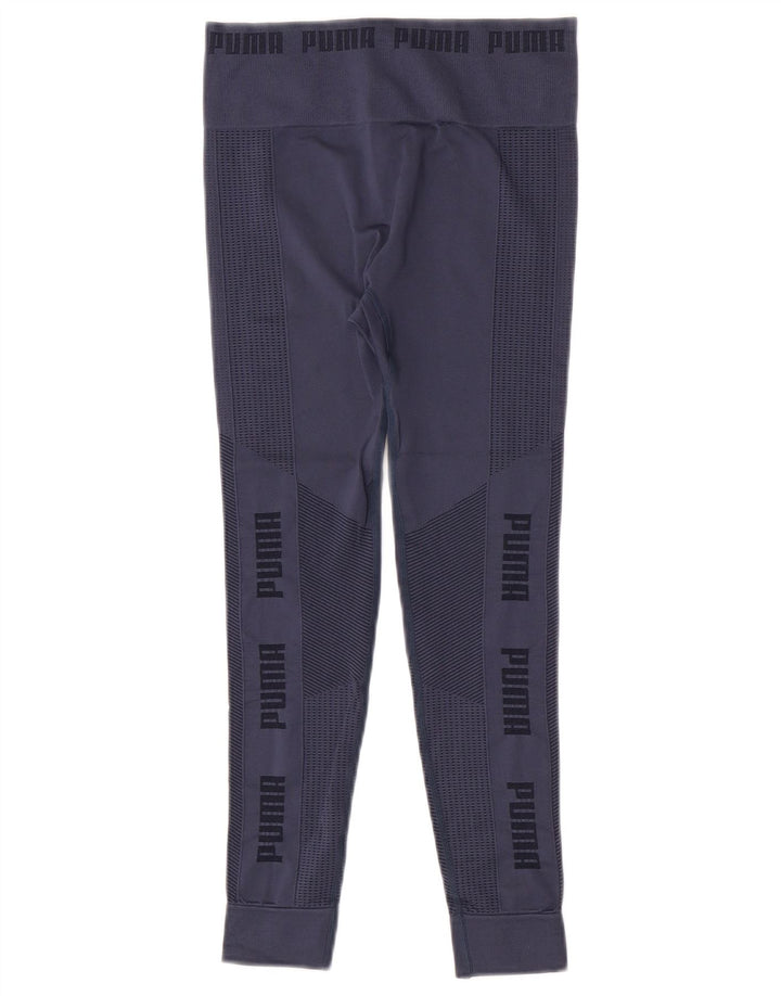 Leggings femininas Puma UK 8 pequenas azul marinho