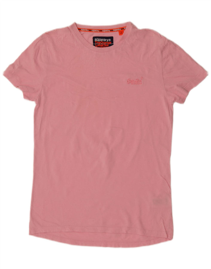 Superdry Camiseta Masculina Top Pequeno Rosa