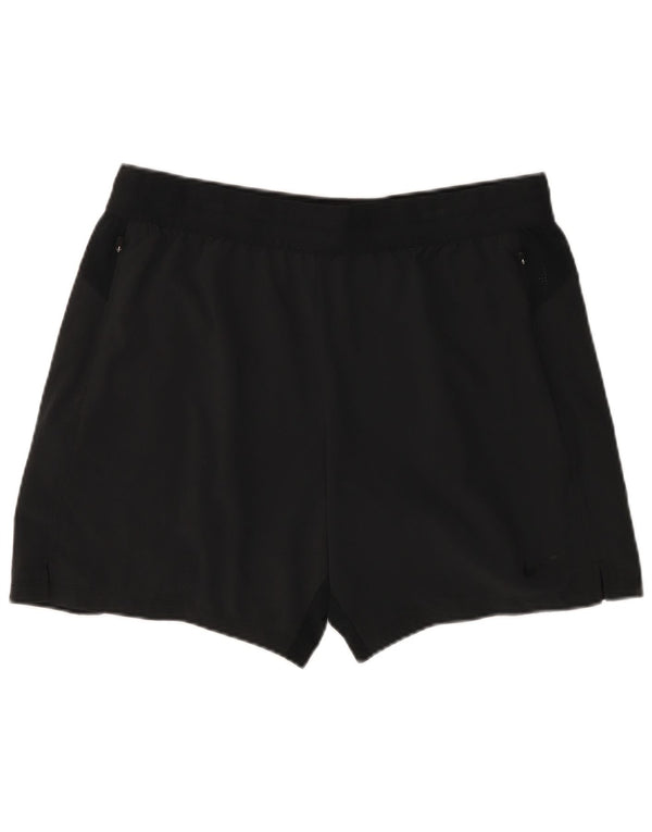 Shorts esportivos femininos NIKE Dri Fit UK 18 XL preto poliéster