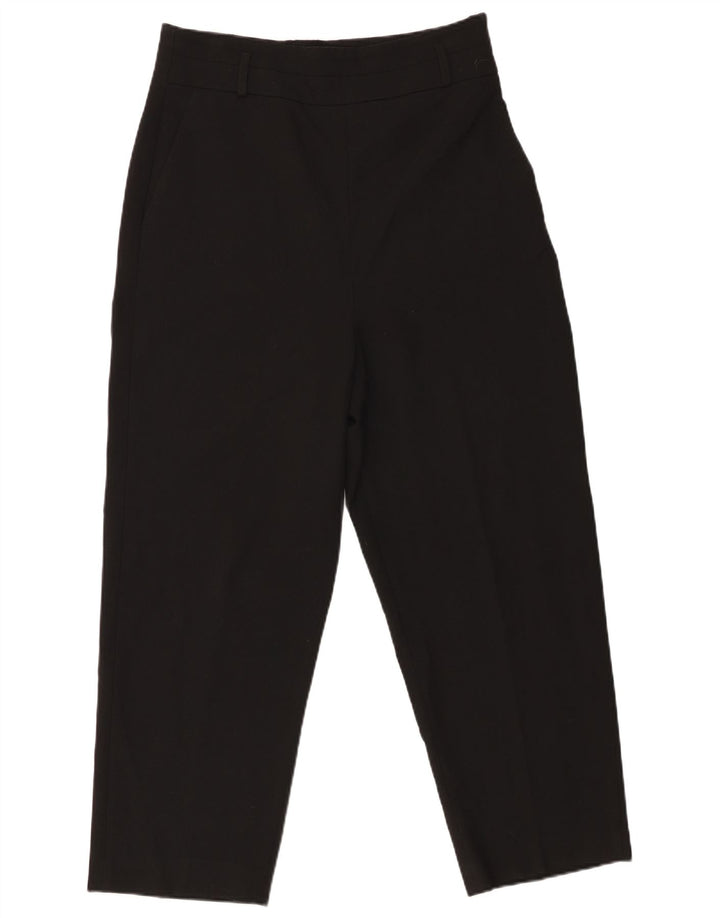 Calça Chino Cônica Feminina Zara Grande W30 L26 Poliéster Preto