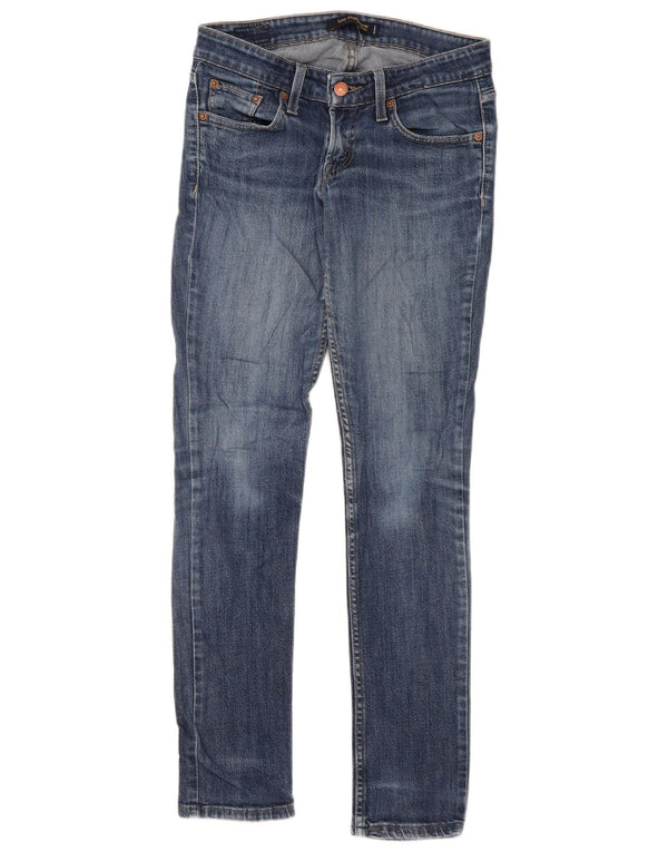Calça jeans feminina Levi's 524 Super Low Skinny W28 L30 azul algodão