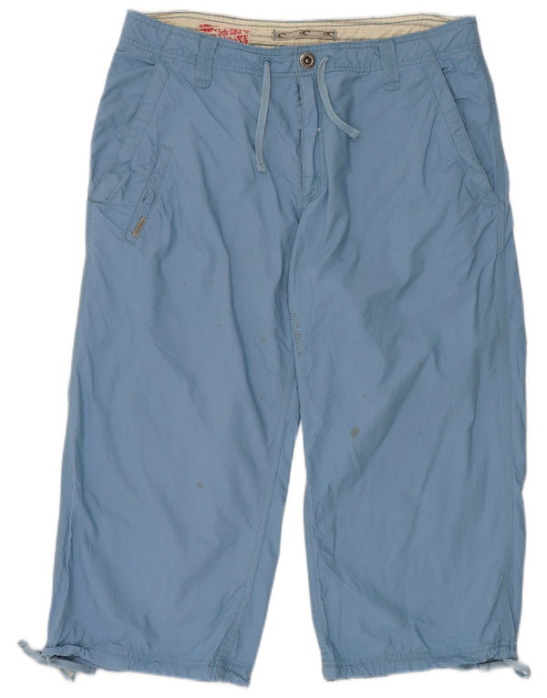 Calça capri masculina O'Neill reta W34 L20 algodão azul