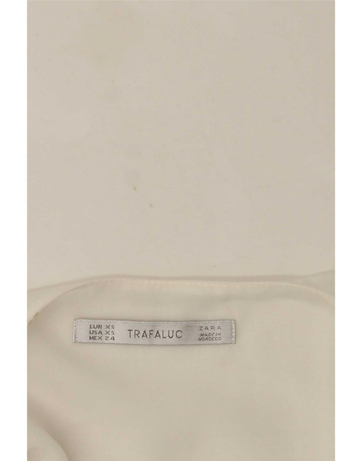 Zara Womens Trafaluc Cami Top UK 6 XS Branco