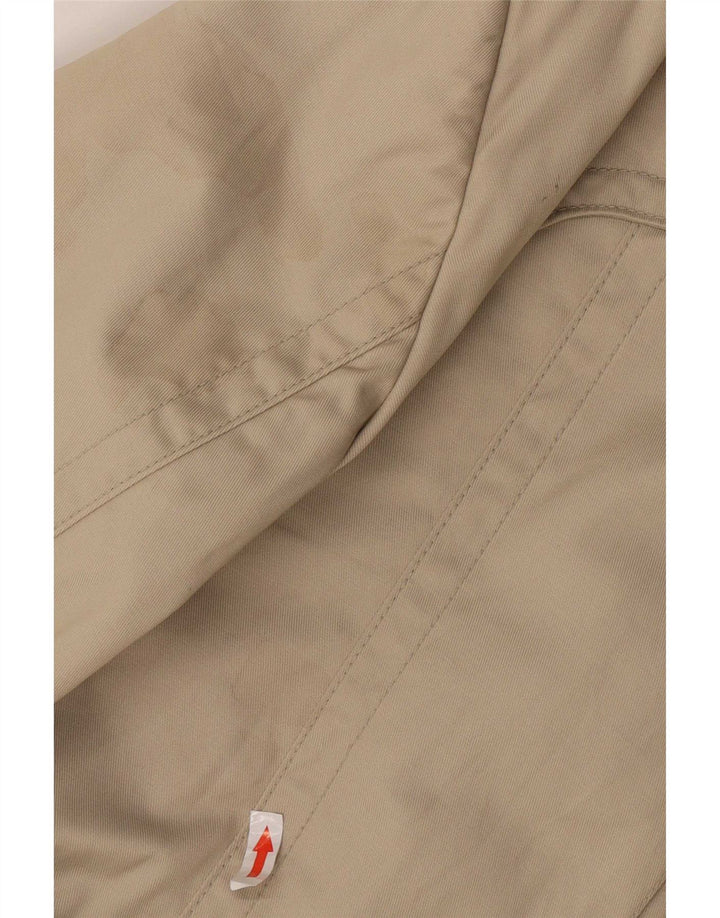 Zara Womens Trench Coat UK 16 Grande Bege Nylon