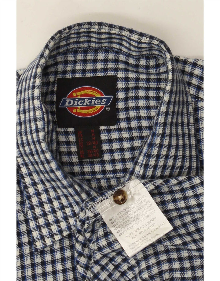 Camisa masculina Dickies poliéster guingão azul médio