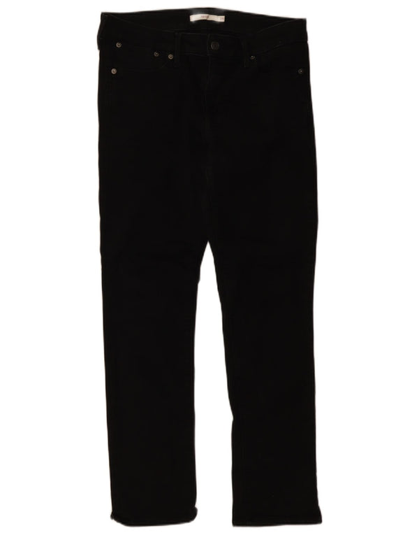 Calça jeans feminina Levi's 712 Slim W28 L28 algodão preto