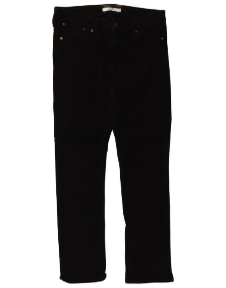 Calça jeans feminina Levi's 712 Slim W28 L28 algodão preto