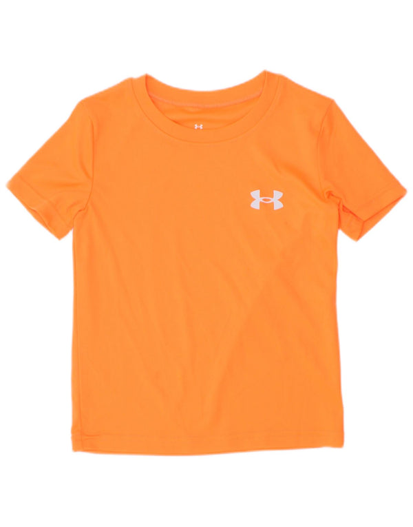 Camiseta gráfica Under Armour Boys 3-4 anos laranja