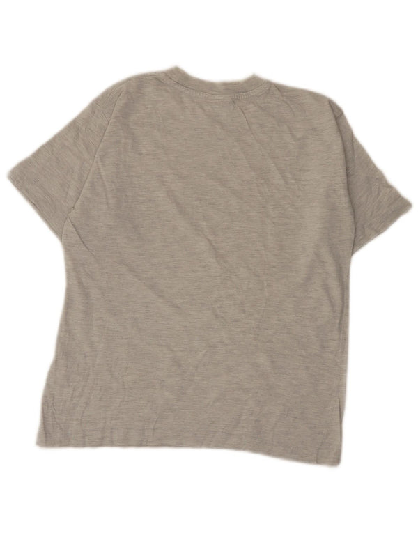 Camiseta gráfica Champion Boys USA 9-10 anos algodão manchado cinza