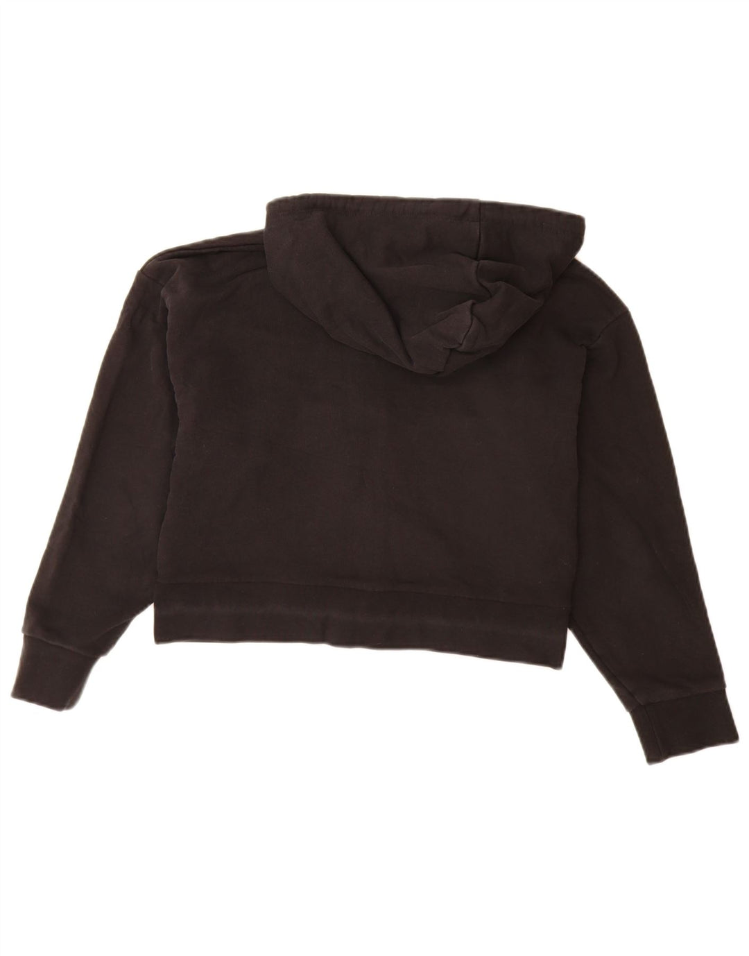 Suéter PUMA feminino com capuz e zíper UK 6 XS algodão preto