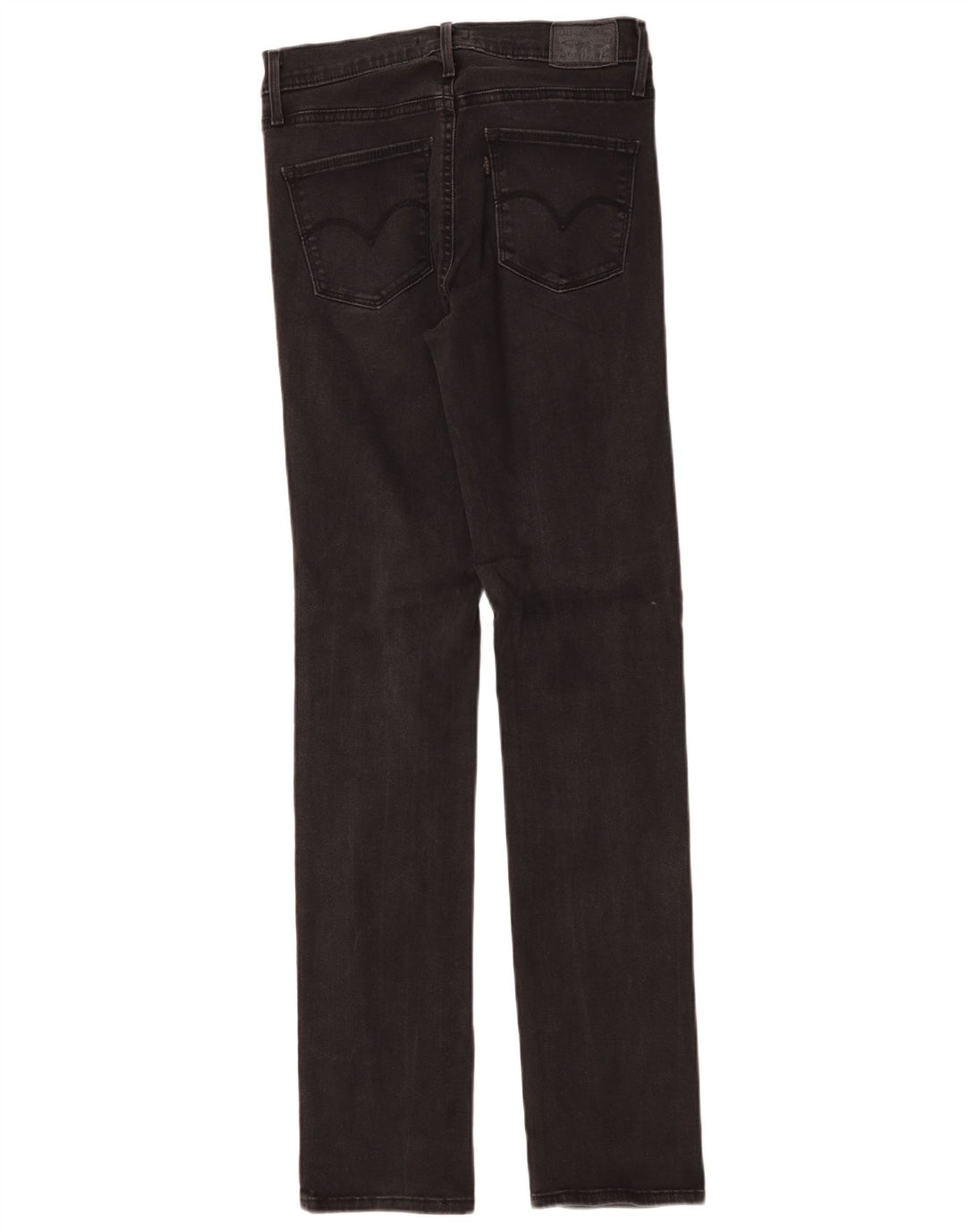 Jeans femininos Levi's Slimming Slim W29 L32 algodão preto