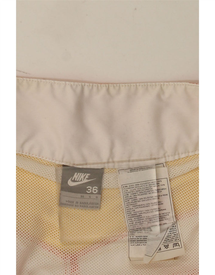 Shorts de natação masculinos Nike Graphic grande laranja colorblock poliéster