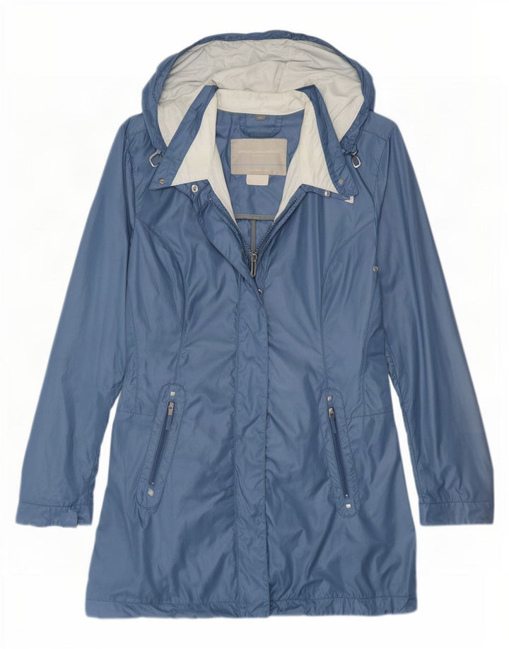 PEUTEREY Capa de chuva feminina com capuz IT 46 grande azul