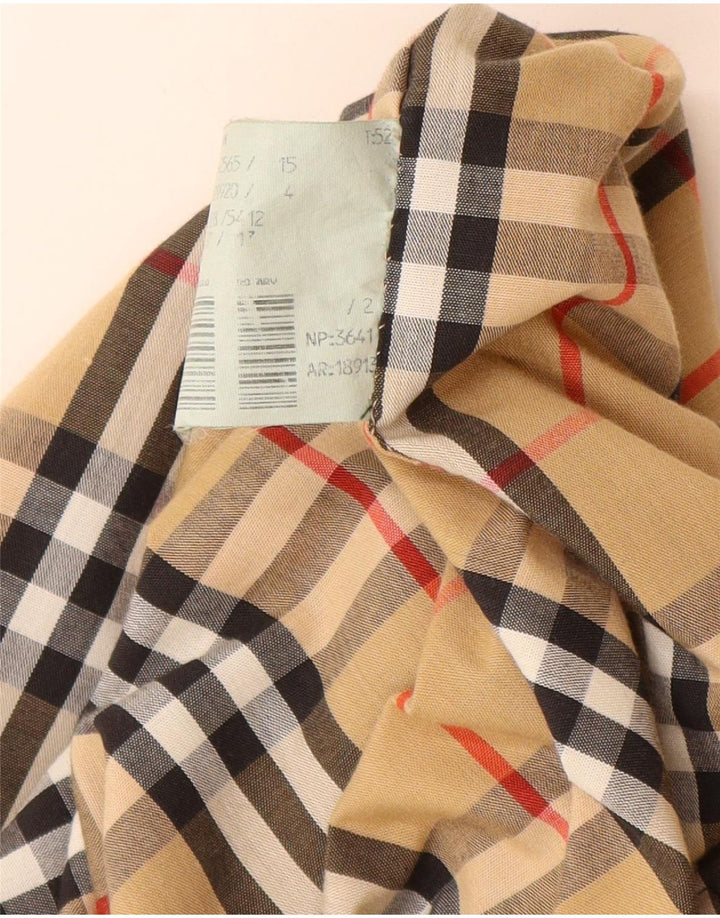 Jaqueta utilitária masculina Burberrys IT 52 grande algodão verde