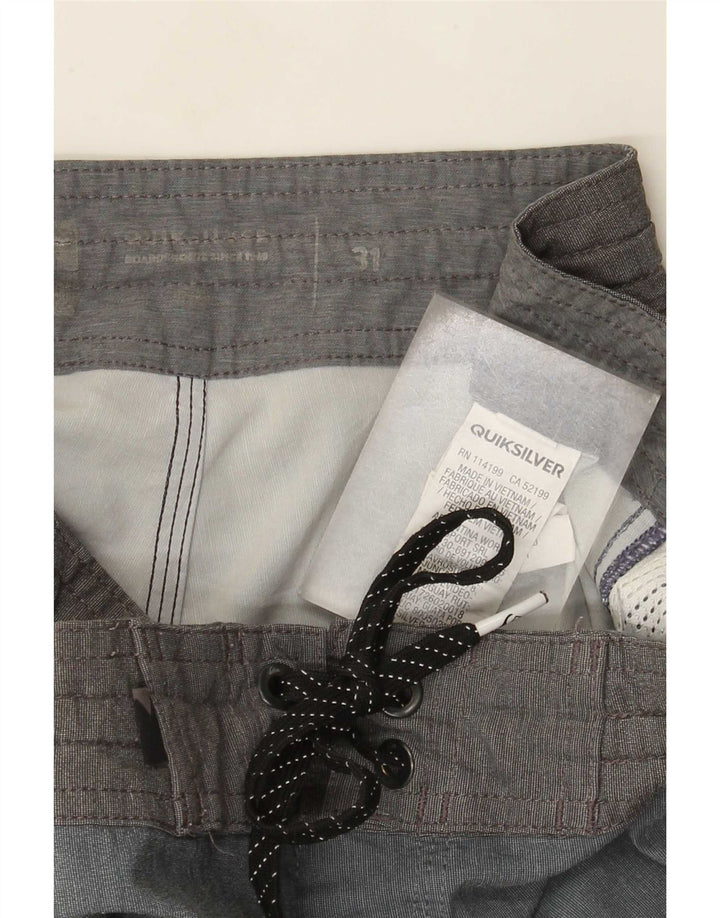 Shorts de natação masculino Quiksilver poliéster colorblock azul médio