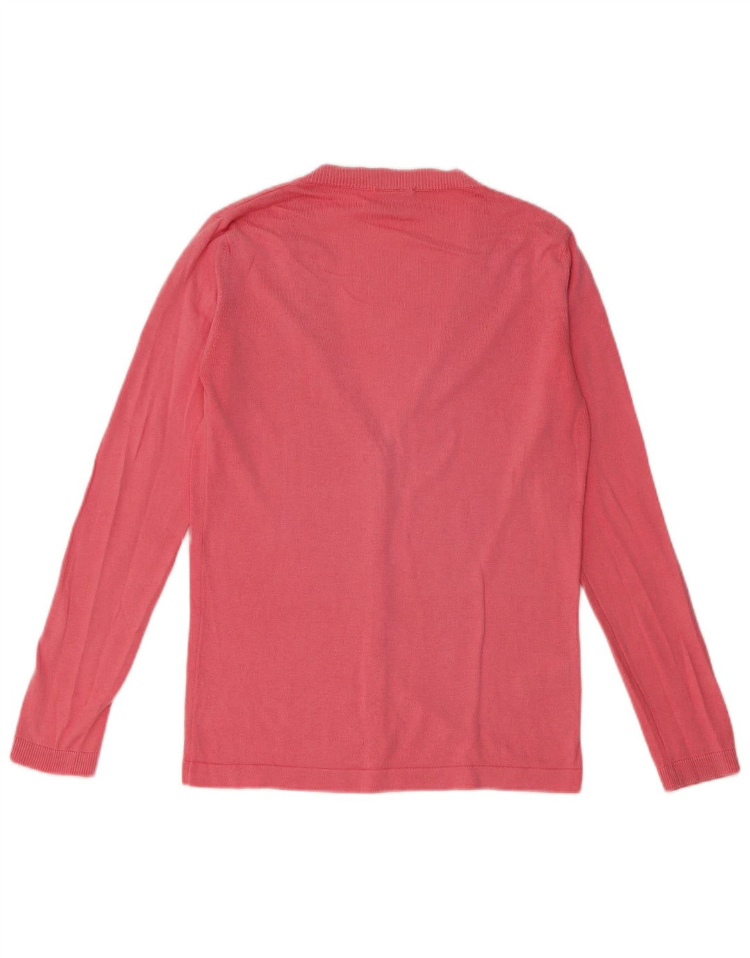 Suéter cardigã feminino Lacoste EU 36 pequeno algodão rosa