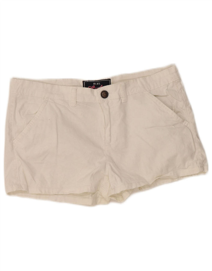 Shorts Chino Feminino Superdry Médio W34 Algodão Branco