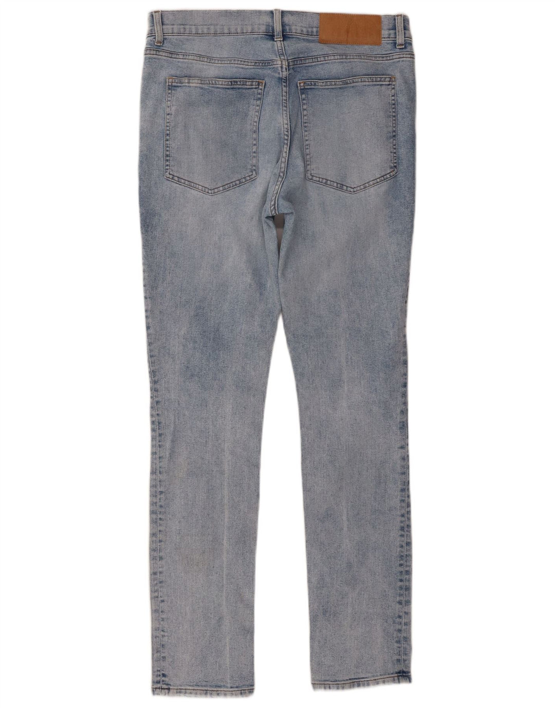 Jeans justos femininos baratos de segunda-feira W32 L32 algodão azul