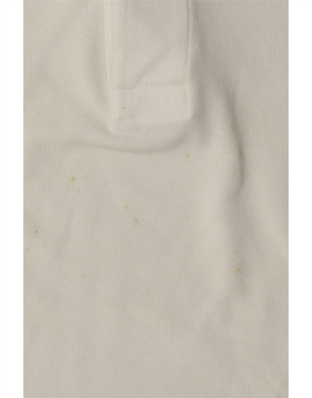 Camisa polo masculina Lacoste Rugby tamanho 3 pequeno algodão branco