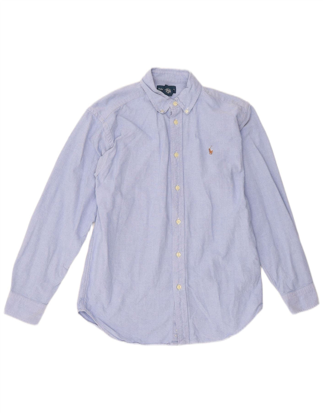Camisa Ralph Lauren Menino 15-16 Anos Azul Algodão