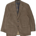 Ralph Lauren Jaqueta blazer masculina de 2 botões Reino Unido 42 XL cáqui Houndstooth