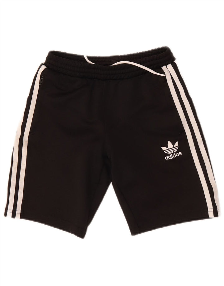Shorts esportivos Adidas meninos 9-10 anos preto poliéster