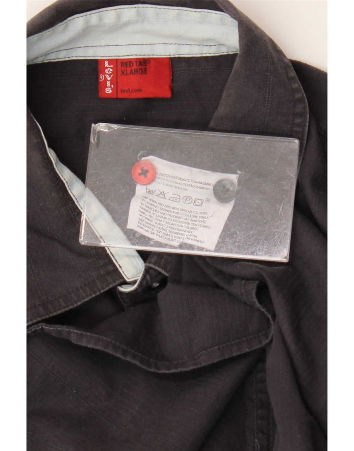 Camisa masculina Levi's XL cinza algodão