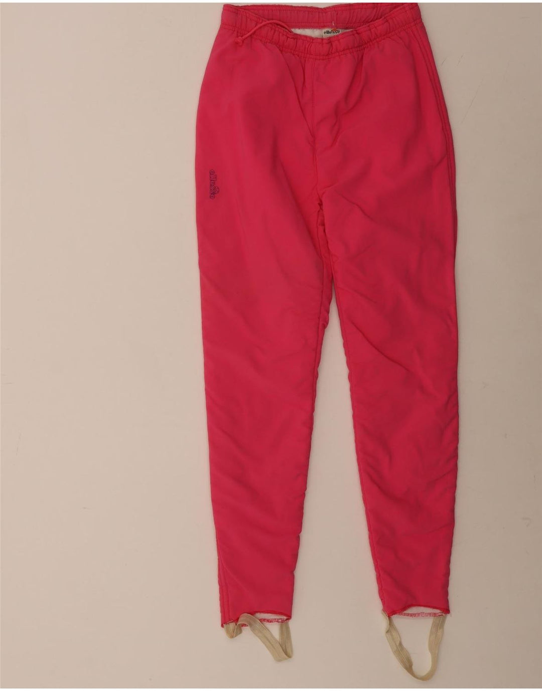 Ellesse Calça feminina de treino com estribo EUA 8 rosa médio