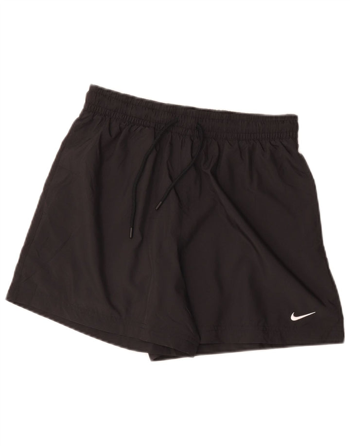 Shorts esportivos femininos Nike UK 6 XS preto poliéster