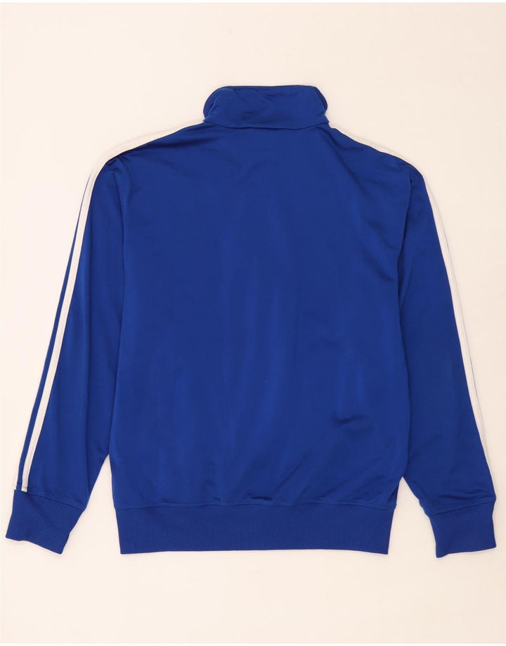 Adidas Mens Treino Top Jaqueta Poliéster Azul Médio