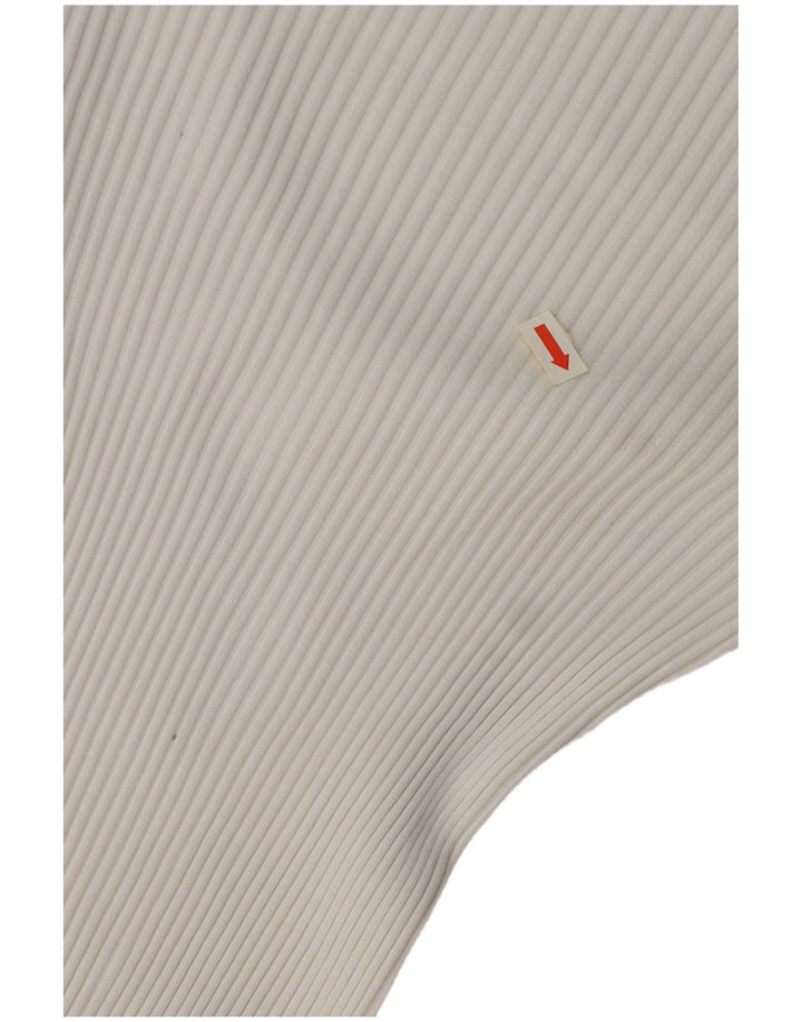 Body feminino de manga comprida ZARA UK 8 pequeno branco