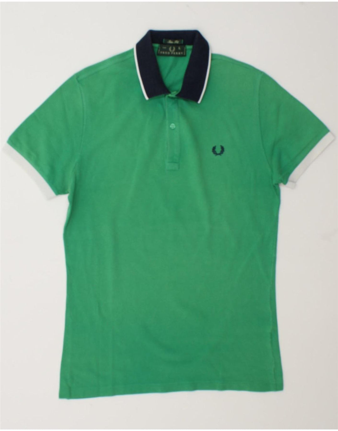 Camisa polo masculina Fred Perry Slim Fit grande verde