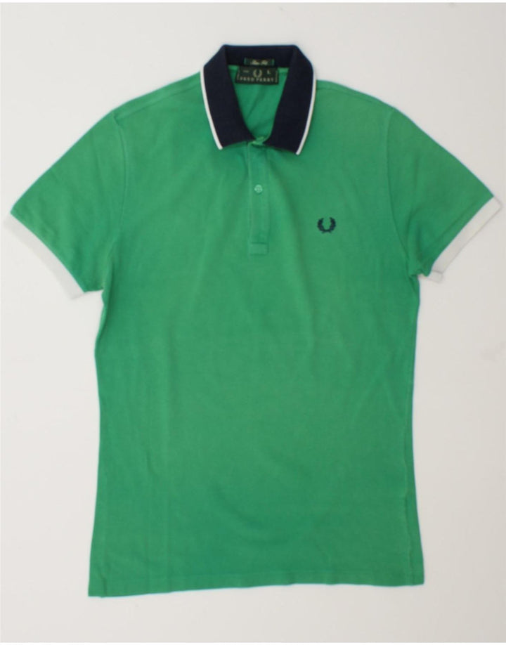 Camisa polo masculina Fred Perry Slim Fit grande verde
