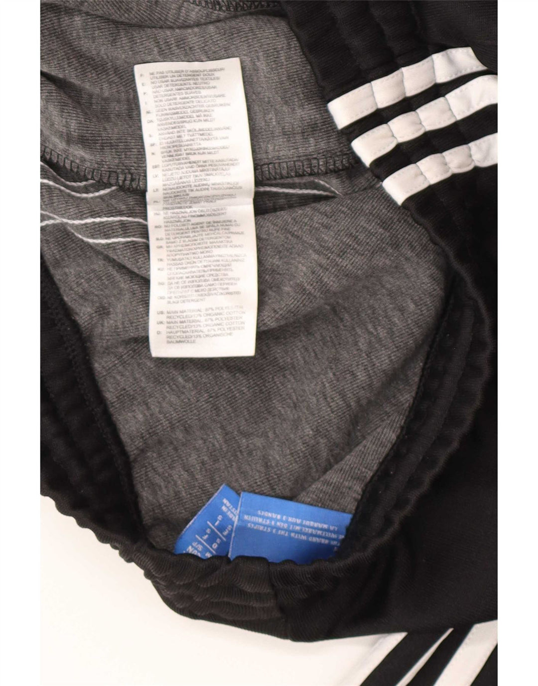 Adidas Mens Treino Calças Joggers Pequeno Poliéster Preto
